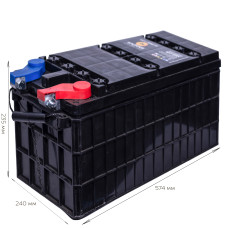 АКБ 12СТ-85П1 АП  (-/+) танковый KAINAR EN500  574x240x235