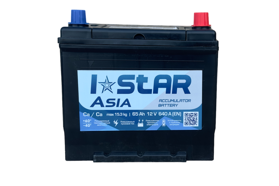 АКБ  65Ah  I STAR ASIA (-/+)  EN640 D23 230х173х220