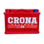 Акумулятор автомобільний 75Ah CRONA (+/-) EN700