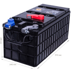 АКБ 170Ah  танковий KAINAR (-/+)  ,БОЛТ  сухозаряженный EN850  570x240x235