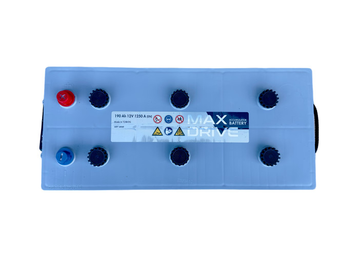 АКБ   190Ah  MAX DRIVE MF  (+/-) EN1250  510х223х214