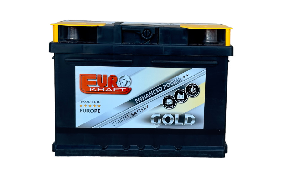 АКБ   60Ah EUROKRAFT GOLD (-/+) низький EN600  242x175x175