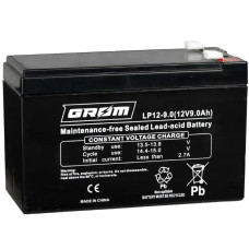 АКБ   9Ah LP12 AGM Grom (гермет) 12V (152*65*100)