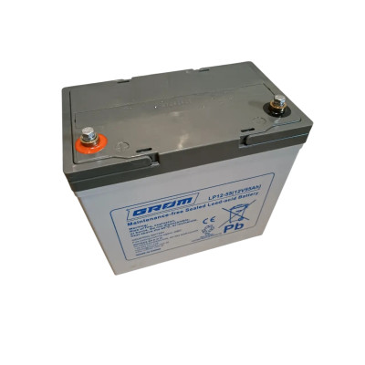 АКБ  55Ah LP12 AGM Grom (гермет) 12V (225*135*220)