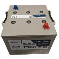 АКБ   120Ah MAX DRIVE AGM (танковий) NATO (-/+) EN1200 (284*265*224)