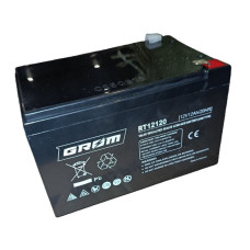 АКБ  12Ah RT12 AGM Grom (гермет) 12V (151*98,5*101)