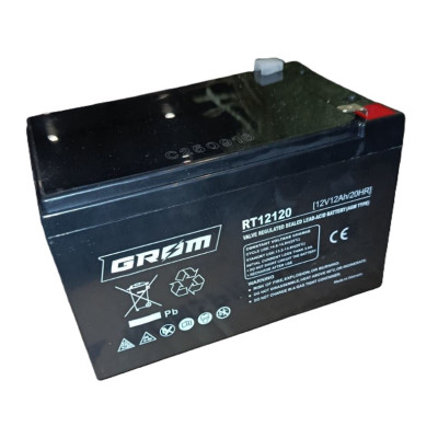 АКБ  12Ah RT12 AGM Grom (гермет) 12V (151*98,5*101)