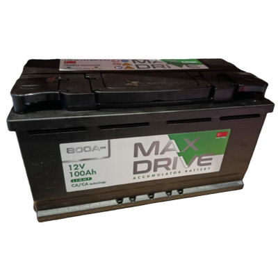 АКБ   100Ah  MAX DRIVE SMF BLACK (-/+) EN900   353x175x190