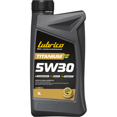 Олива моторна LUBRICO TITANIUM GT-8 5W30 DPF, 1л -APISN/CF, ACEAC2/C3, ILSAC GF-5, Dexos2, VW504/507
