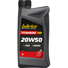 Олива моторна LUBRICO TITANIUM GT-3 20W50, 1л - API SJ/CF