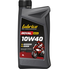 Олива моторна мотоциклетна синтетична LUBRICO ROYAL MOTO 10W40, 1л - API SN, JASO MA2