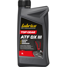 Олива трансмісійна LUBRICO TOP GEAR ATF DX III, 1л - (червоне)