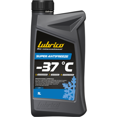Антифриз LUBRICO SUPER ANTIFREEZE, BLUE - 37, 1л - VW TL-774C (G11), MAN 324