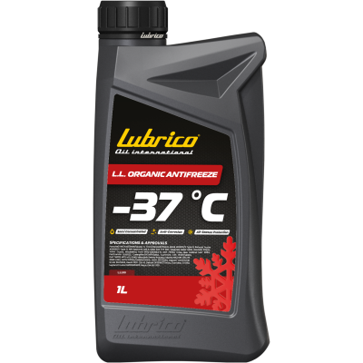 Антифриз LUBRICO LONG LIFE ORGANIC ANTIFREEZE, RED -37, 1л - VW TL774D(G12)/TL774F(G12+)