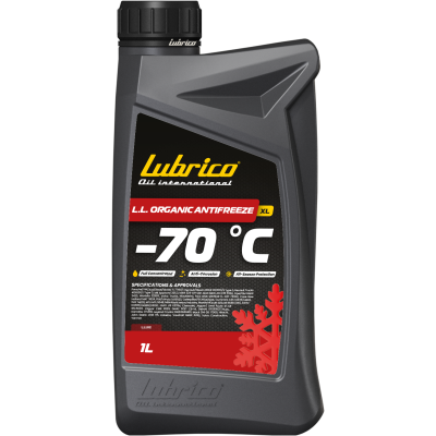 Концентрат антифризу LUBRICO LONG LIFE ORGANIC ANTIFREEZE XL, RED - 70, 1л - G12+