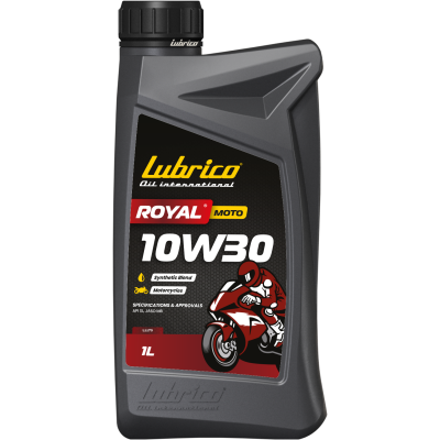 Олива моторна мотоциклетна напівсинтетична LUBRICO ROYAL MOTO 10W30, 1л - API SL, JASO MB