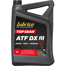 Олива трансмісійна LUBRICO TOP GEAR ATF DX III, 5л - (червоне)