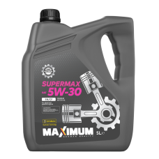 Олива моторна Maximum SUPERMAX 5W30 SN/CF_ 5л (ACEA A3/B4; MB 229.3; VW 502.00/505.00; RN 0700/0710)