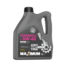 Олива моторна Maximum SUPERMAX 5W40 SN/CF_ 4л (ACEA A3/B4; MB 226.5/229.3; VW 502.00/505.00)