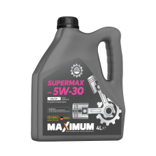 Олива моторна Maximum SUPERMAX 5W30 SN/CF_ 4л (ACEA A3/B4; MB 229.3; VW 502.00/505.00; RN 0700/0710)
