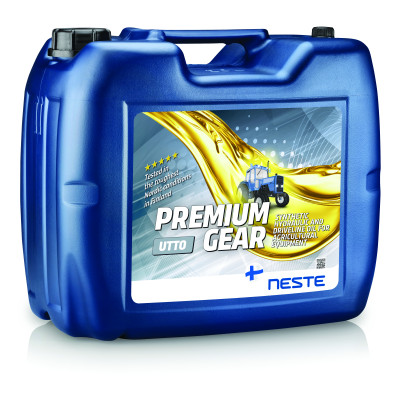 Олива гідротрансмісійна NESTE Premium Gear UTTO, 20л (APIGL-4, Cat. TO-2, MF 1143/45, JDM J20C/D)