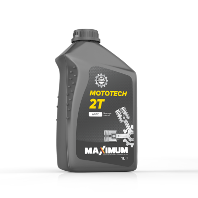 Олива мото. для 2-х тактн. двиг. MAXIMUM Mototech 2T RED_ 1л (Розпродаж! Ціна знижена!)