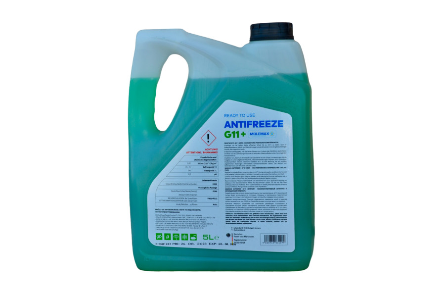 Антифриз MAXIMUM Antifreeze G11 -40°C Green_ 5л