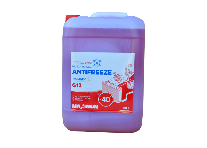 Антифриз MAXIMUM Antifreeze G12 -40°C Red_10л