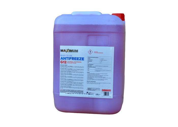 Антифриз MAXIMUM Antifreeze G12 -40°C Red_10л